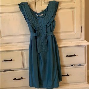 Satin jewel tone dress